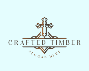 Christian Chapel Cross logo design