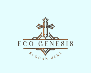 Christian Chapel Cross logo design