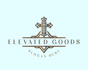 Christian Chapel Cross logo design