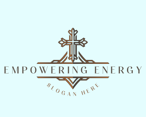 Christian Chapel Cross logo design