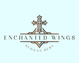 Christian Chapel Cross logo design