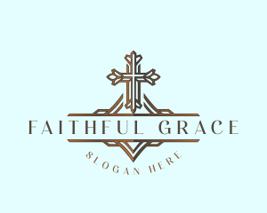 Christian Chapel Cross logo design