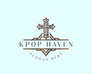 Christian Chapel Cross logo design