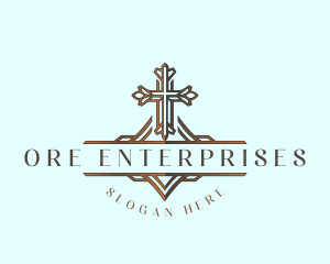 Christian Chapel Cross logo design