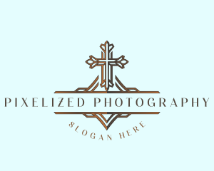 Christian Chapel Cross logo design