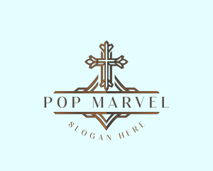 Christian Chapel Cross logo design