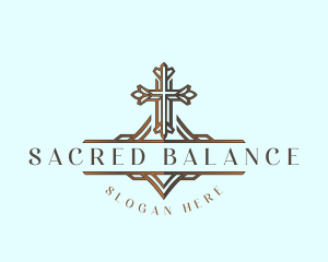 Christian Chapel Cross logo design