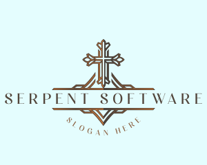 Christian Chapel Cross logo design