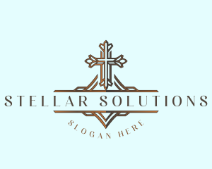 Christian Chapel Cross logo design