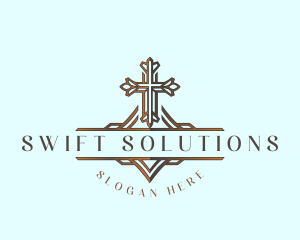 Christian Chapel Cross logo design