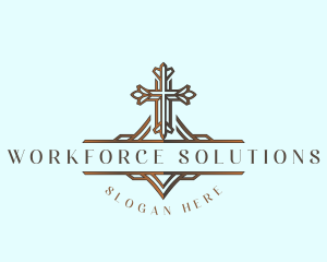 Christian Chapel Cross logo design