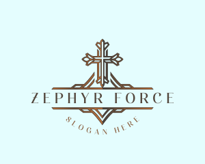 Christian Chapel Cross logo design