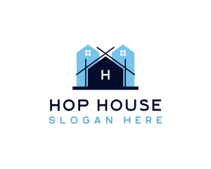 House Architecture Real Estate logo design