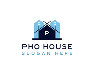 House Architecture Real Estate logo design