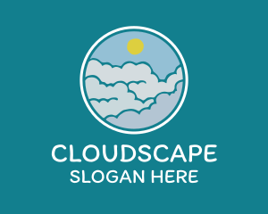 Cloudy Sky Badge logo