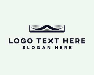 Mustache Grooming Barber logo