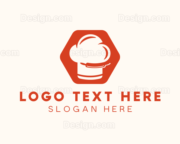 Hexagon Chef Toque Logo