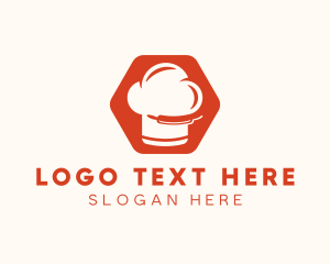 Hexagon Chef Toque logo