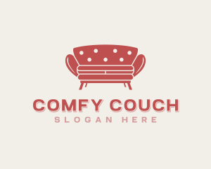 Sofa Couch Upholstery logo design