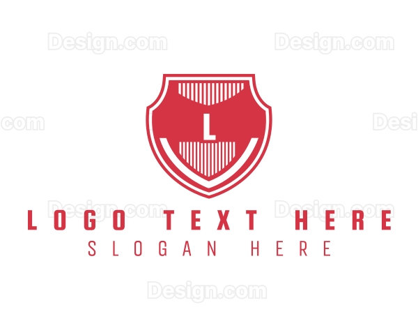 Red Shield Letter Logo