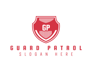 Red Shield Letter logo