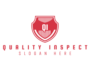 Red Shield Letter logo design