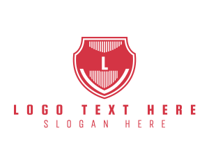 Red Shield Letter logo