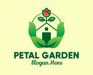 Eco Rose House logo design