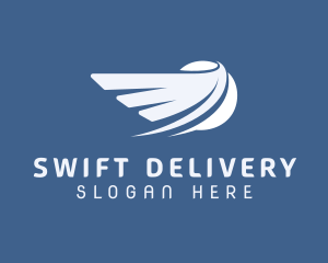 Wings Freight Delivery logo design