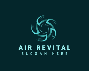 Fan Air Cooling Refrigeration logo design