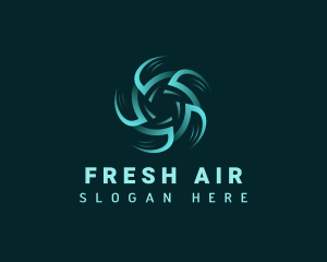 Fan Air Cooling Refrigeration logo design