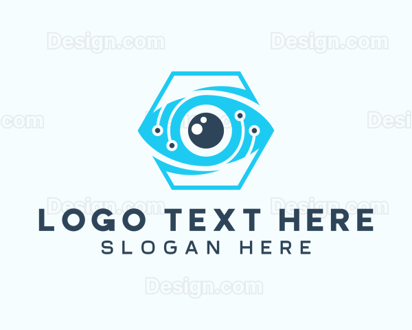 Hexagon Eye Digital Technology Logo