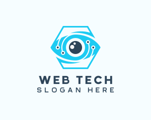 Hexagon Eye Digital Technology  logo design