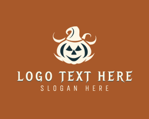 Evil Pumpkin Halloween logo