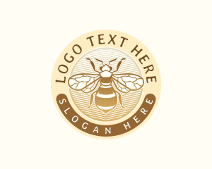 Bee Insect Wing logo