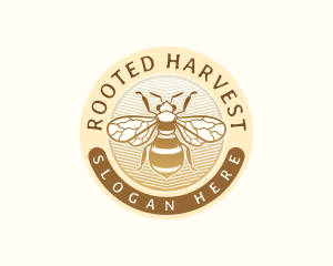 Bee Insect Wing logo design