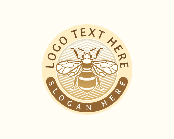 Bee Insect Wing logo