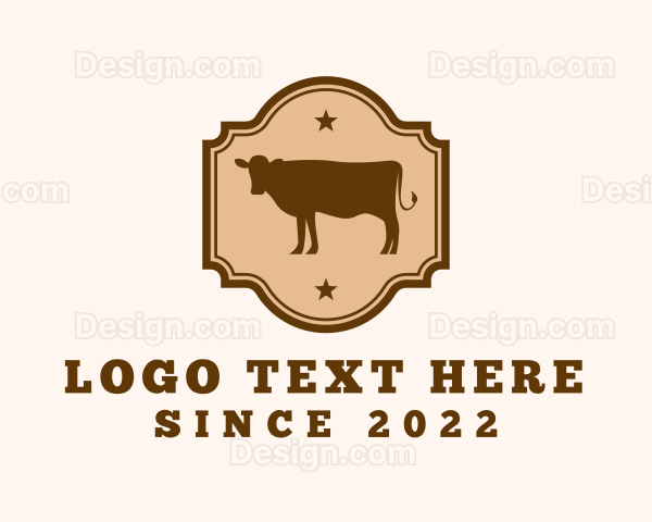 Cow Rodeo Steakhouse Ranch Logo