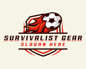 Soccer Shield League logo design