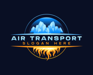 Ice Fire Thermal Ventilation logo design