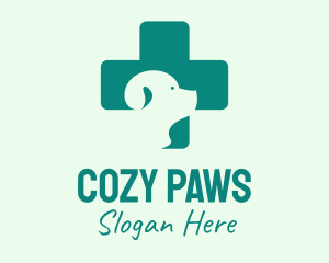 Dog Vet Cross logo design