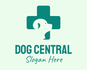 Dog Vet Cross logo design