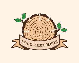 Bark - Trunk Tree Lumber logo design