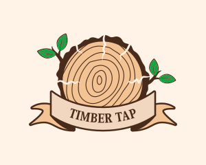 Trunk Tree Lumber logo design