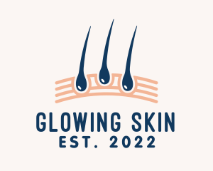 Skin Hair Dermatology  logo design