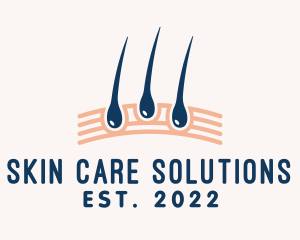 Skin Hair Dermatology  logo design