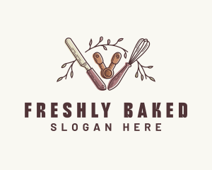 Baking Utensils Whisk logo design