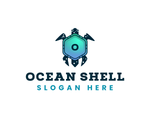 Animal Sea Turtle logo design