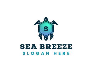 Animal Sea Turtle logo design