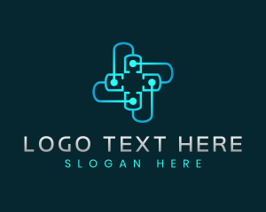 Stethoscope Cross Clinic logo